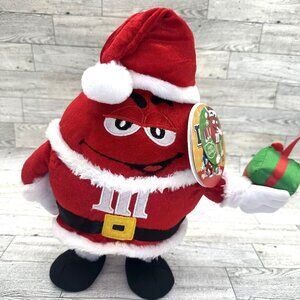 NWT 2015 Gemmy 12" Red M&M Christmas Side Stepper "Sexy and I Know It"